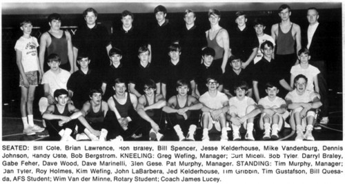 1970-1971 Maple Grove Red Dragons Wrestling