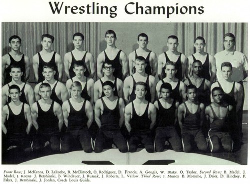 1965-1966 Mendel Monarchs Varsity Wrestling Team