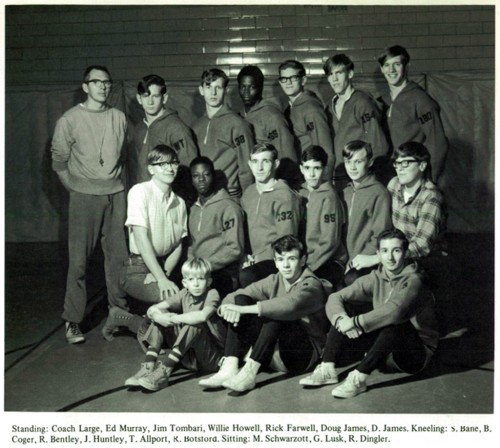 1967-1968 Lyndonville Tigers Varsity Wrestling