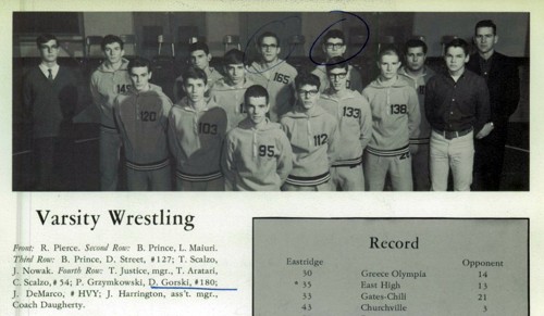 1966-1967 Eastridge Lancers Varsity Wrestling