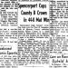 Spencerport Cops County B Crown
