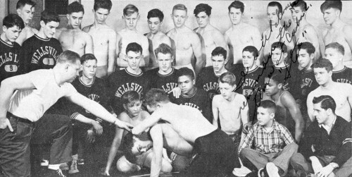 1950-1951 Wellsville Lions Wrestling