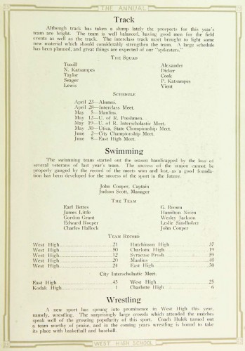 1923 West Occidentals Wrestling