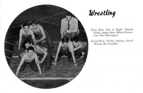 1953-1954 Angelica Foxes Wrestling