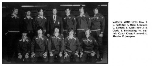1973-1974 Hilton Cadets Varsity Wrestling