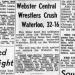 Webster Central Wrestlers Crush Waterloo, 32-16