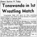 Tonawanda in 1st Wrestling Match