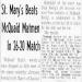 St. Mary's Beats McQuaid Matmen In 26-20 Match