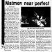 Matmen Near Perfect