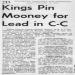 Kings Pin Mooney for Lead in C-C