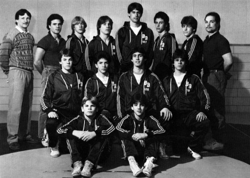 1985-1986 Byron-Bergen Bees Varsity Wrestling