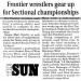 Frontier wrestlers gear up for Sectional championships