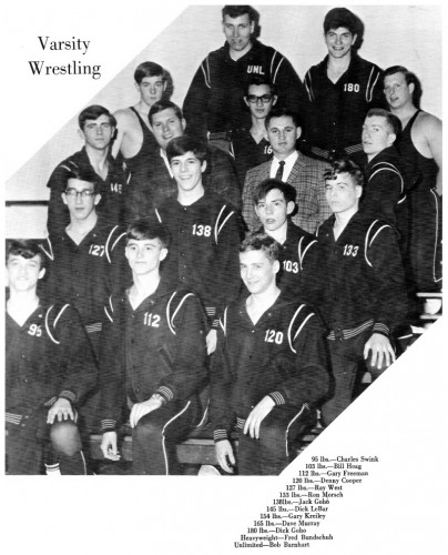 1966-67 Dansville Mustangs Wrestling Team