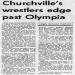 Churchville's wrestlers edge past Olympia