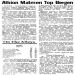 Albion Matmen Top Bergen