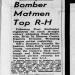 Bomber Matmen Top R-H