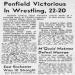 Penfield Victorious In Wrestling, 22-20