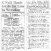 O'Neill Hands Doyle 1st Loss In Wrestling