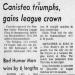 Canisteo triumphs, gains league crown