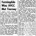 Farmingdale Wins HVCC Mat Tourney