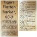 Tigers flatten Barker, 63-3