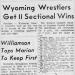 Wyoming Wrestlers Get 11 Sectional Wins