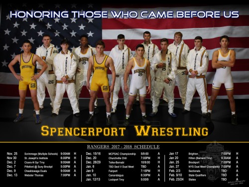 2017-2018 Spencerport Rangers Wrestling