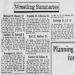 Wrestling Summaries