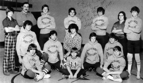1976-1977 Alexander Trojans Varsity Wrestling