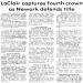 LaClair captures fourth crown as Newark defends title