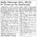 Sally Matmen Win, 39-19, In Tune-up for Sectionals