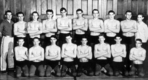 1957-1958 Attica Blue Devils Wrestling