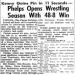 Phelps Opens Wrestling Season with 48-8 Win