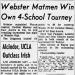 Webster Matmen Win Own 4-School Tourney