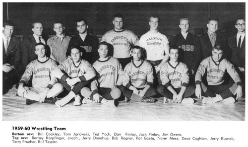 1959-1960 Marquette Golden Eagles Wrestling