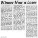 Winner Now a Loser