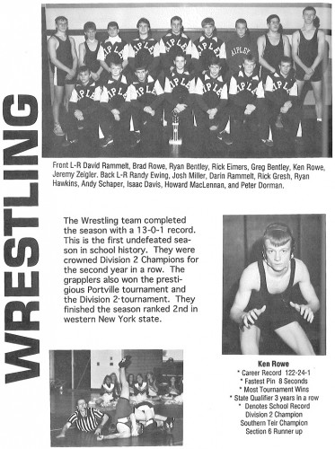 1992-1993 Ripley Eagles Wrestling