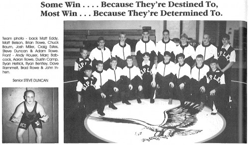 1996-1997 Ripley Eagles Wrestling