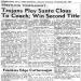 Trojans Play Santa Claus To Coach; Win Second Title