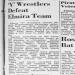 'Y' Wrestlers Defeat Elmira Team