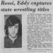 Rossi, Eddy captures state wrestling titles