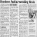 Bombers 3rd in wrestling finals