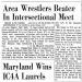 Area Wrestlers Beaten In Intersectional Meet