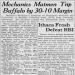 Mechanics Matmen Trip Buffalo by 30-10 Margin