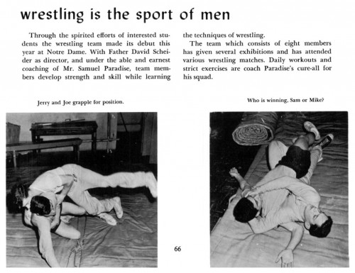 Wrestling is the sport of men