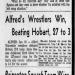 Alfred's Wrestlers Win, Beating Hobart, 27 to 3