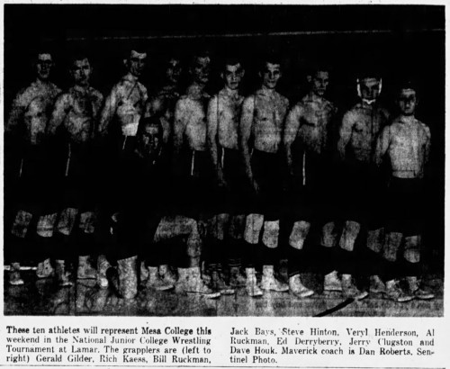 1961-1962 Mesa Mavericks