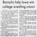 Banachs help Iowa win college wrestling crown