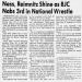 Ness, Reimnitz Shine as BJC Nabs 3rd in National Wrestle