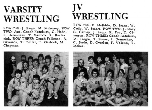 1976-1977 Victor Blue Devils Wrestling